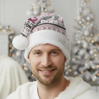 Pig Overflows Christmas Santa Hat Xmas Holiday Patterns - Wonder Print Shop