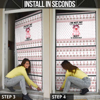 Pig Overflows Christmas Door Cover Xmas Holiday Patterns - Wonder Print Shop