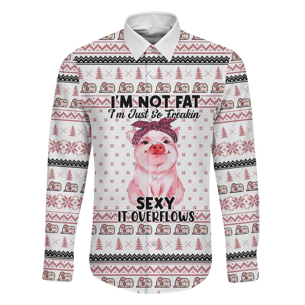 Pig Overflows Christmas Family Matching Summer Maxi Dress and Hawaiian Shirt Xmas Holiday Patterns - Wonder Print Shop