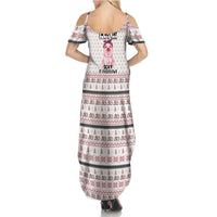Pig Overflows Christmas Family Matching Summer Maxi Dress and Hawaiian Shirt Xmas Holiday Patterns - Wonder Print Shop