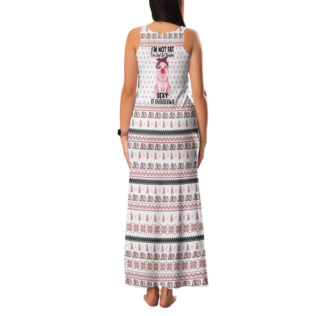 Pig Overflows Christmas Family Matching Tank Maxi Dress and Hawaiian Shirt Xmas Holiday Patterns - Wonder Print Shop