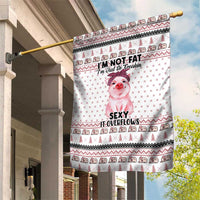 Pig Overflows Christmas Garden Flag Xmas Holiday Patterns - Wonder Print Shop