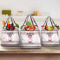Pig Overflows Christmas Grocery Bag Xmas Holiday Patterns - Wonder Print Shop