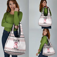 Pig Overflows Christmas Grocery Bag Xmas Holiday Patterns - Wonder Print Shop