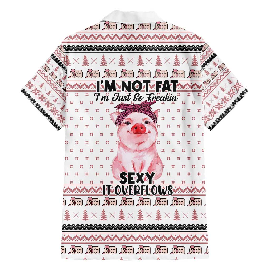 Pig Overflows Christmas Hawaiian Shirt Xmas Holiday Patterns - Wonder Print Shop
