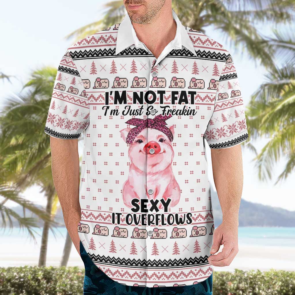 Pig Overflows Christmas Hawaiian Shirt Xmas Holiday Patterns - Wonder Print Shop