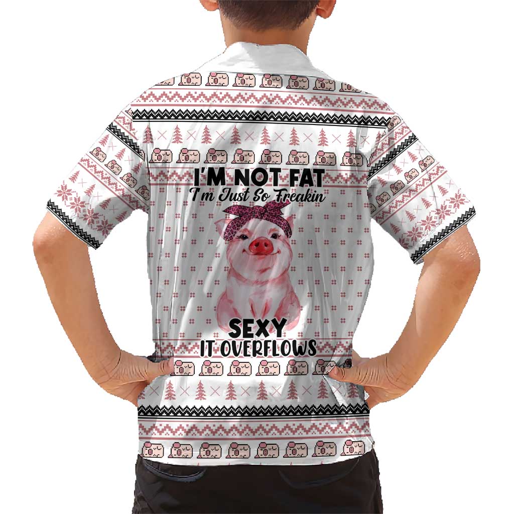 Pig Overflows Christmas Hawaiian Shirt Xmas Holiday Patterns - Wonder Print Shop