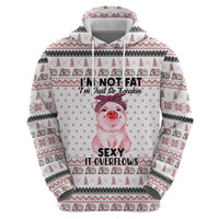 Pig Overflows Christmas Hoodie Xmas Holiday Patterns - Wonder Print Shop