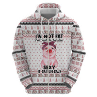 Pig Overflows Christmas Hoodie Xmas Holiday Patterns - Wonder Print Shop