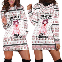 Pig Overflows Christmas Hoodie Dress Xmas Holiday Patterns - Wonder Print Shop