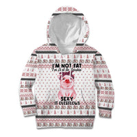 Pig Overflows Christmas Kid Hoodie Xmas Holiday Patterns - Wonder Print Shop