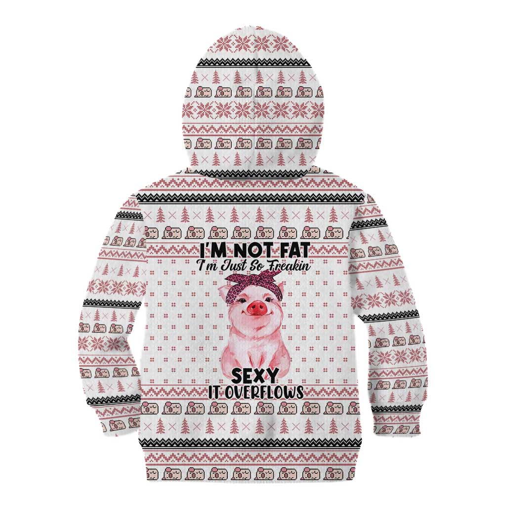 Pig Overflows Christmas Kid Hoodie Xmas Holiday Patterns - Wonder Print Shop