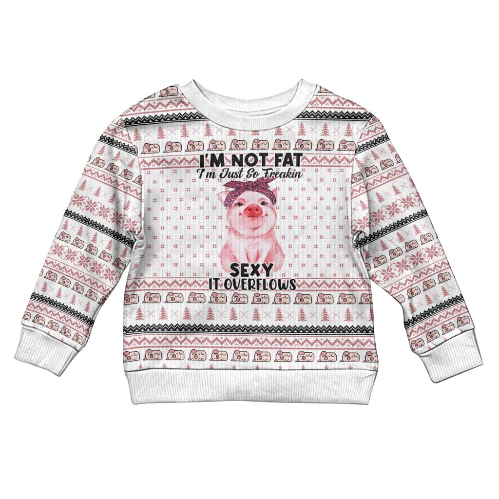 Pig Overflows Christmas Kid Ugly Christmas Sweater Xmas Holiday Patterns - Wonder Print Shop
