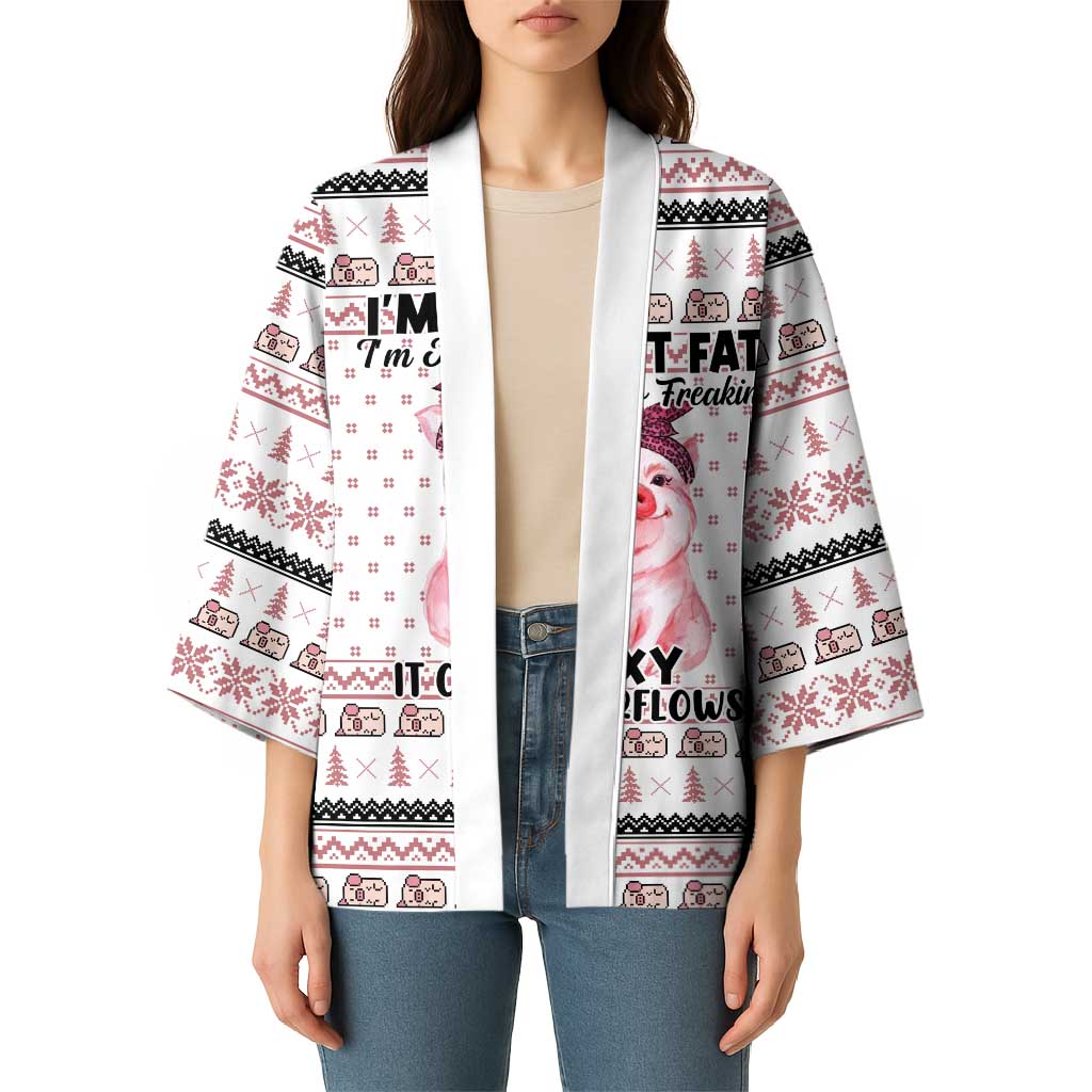 Pig Overflows Christmas Kimono Xmas Holiday Patterns - Wonder Print Shop