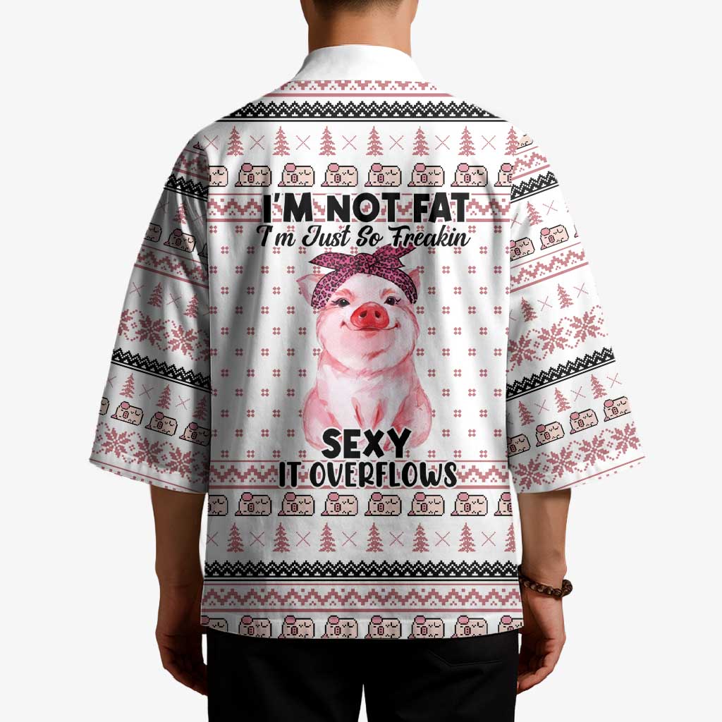 Pig Overflows Christmas Kimono Xmas Holiday Patterns - Wonder Print Shop