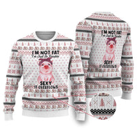 Pig Overflows Christmas Ugly Christmas Sweater Xmas Holiday Patterns - Wonder Print Shop
