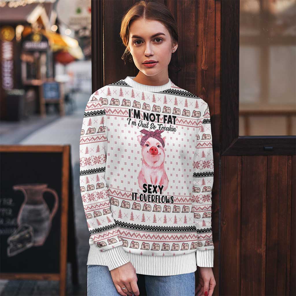 Pig Overflows Christmas Ugly Christmas Sweater Xmas Holiday Patterns - Wonder Print Shop