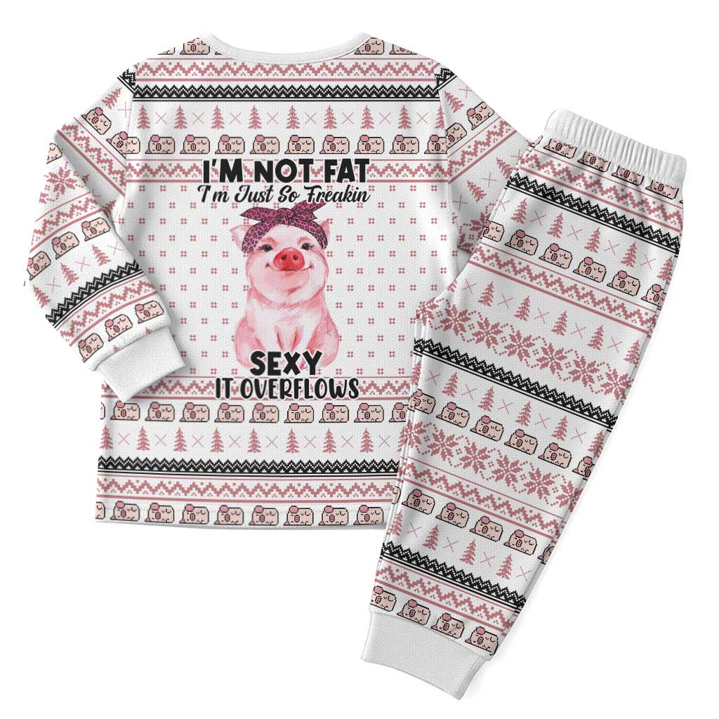 Pig Overflows Christmas Pajama Set Xmas Holiday Patterns - Wonder Print Shop
