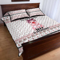 Pig Overflows Christmas Quilt Bed Set Xmas Holiday Patterns - Wonder Print Shop