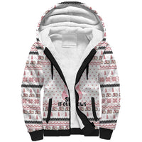 Pig Overflows Christmas Sherpa Hoodie Xmas Holiday Patterns - Wonder Print Shop