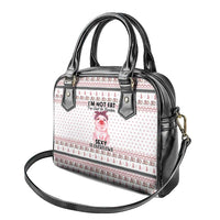 Pig Overflows Christmas Shoulder Handbag Xmas Holiday Patterns - Wonder Print Shop