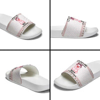 Pig Overflows Christmas Slide Sandals Xmas Holiday Patterns - Wonder Print Shop