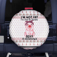 Pig Overflows Christmas Spare Tire Cover Xmas Holiday Patterns - Wonder Print Shop