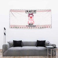 Pig Overflows Christmas Tapestry Xmas Holiday Patterns - Wonder Print Shop