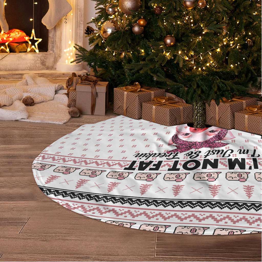 Pig Overflows Christmas Tree Skirt Xmas Holiday Patterns - Wonder Print Shop