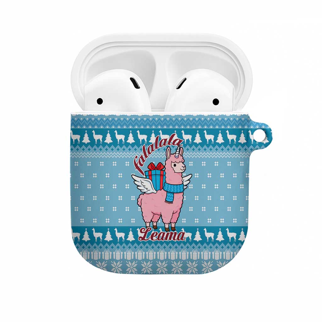 Pink Llama Christmas AirPods Case Xmas Holiday Patterns - Wonder Print Shop