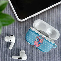 Pink Llama Christmas AirPods Case Xmas Holiday Patterns - Wonder Print Shop