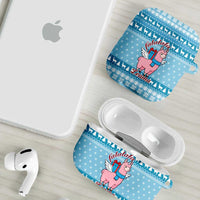 Pink Llama Christmas AirPods Case Xmas Holiday Patterns - Wonder Print Shop