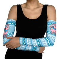 Pink Llama Christmas Arm Sleeves Xmas Holiday Patterns - Wonder Print Shop