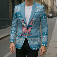 Pink Llama Christmas Blazer Xmas Holiday Patterns - Wonder Print Shop