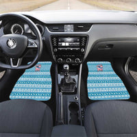 Pink Llama Christmas Car Mats Xmas Holiday Patterns - Wonder Print Shop