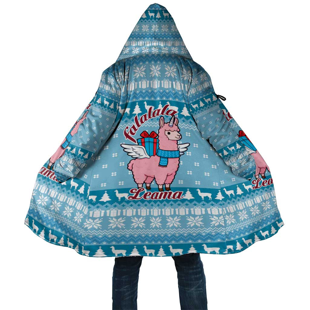 Pink Llama Christmas Cloak Xmas Holiday Patterns - Wonder Print Shop