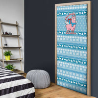 Pink Llama Christmas Door Cover Xmas Holiday Patterns - Wonder Print Shop