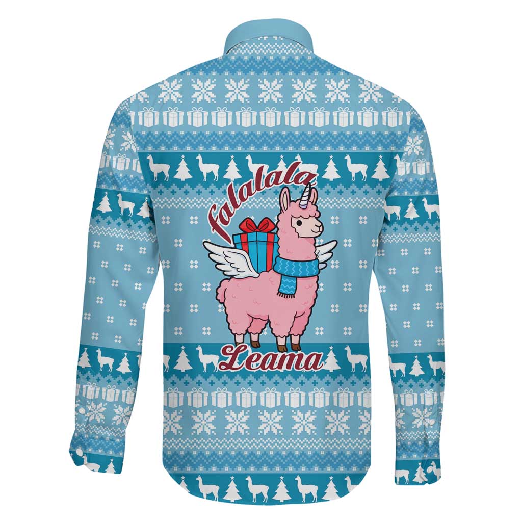 Pink Llama Christmas Family Matching Short Sleeve Bodycon Dress and Hawaiian Shirt Xmas Holiday Patterns - Wonder Print Shop