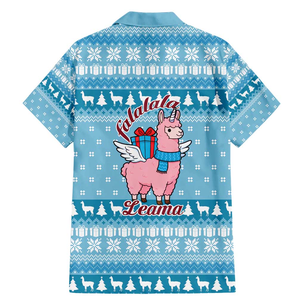 Pink Llama Christmas Hawaiian Shirt Xmas Holiday Patterns - Wonder Print Shop