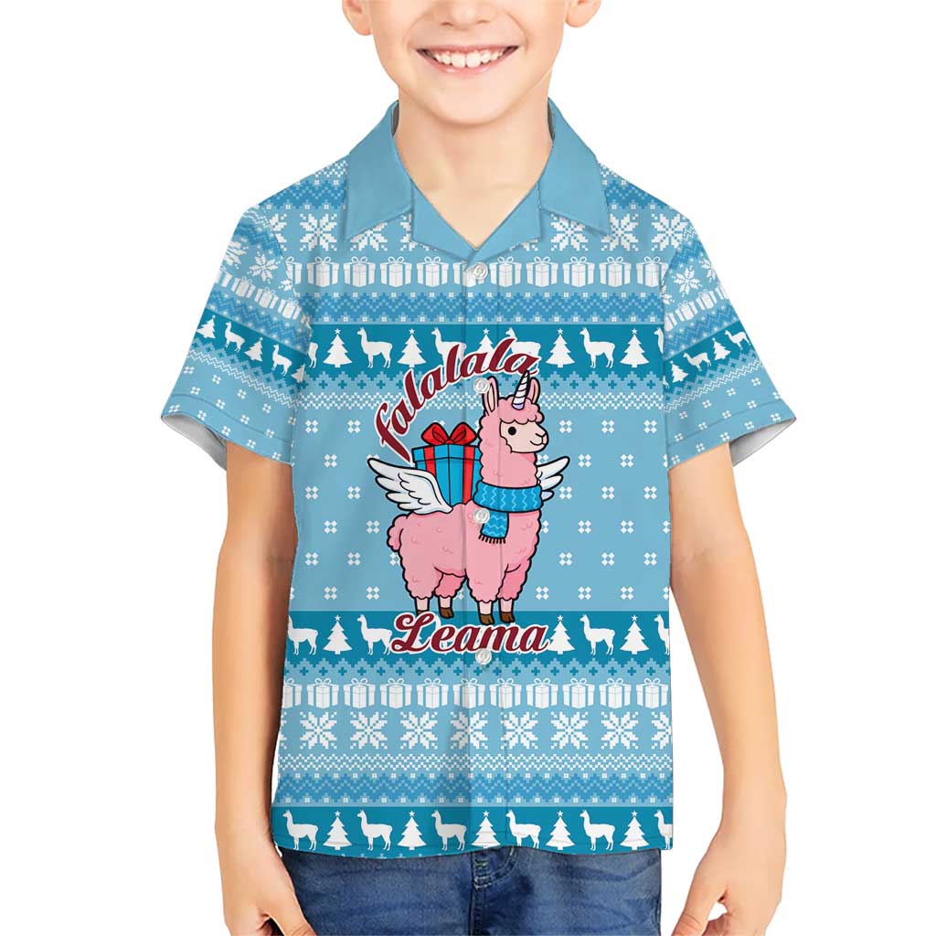 Pink Llama Christmas Hawaiian Shirt Xmas Holiday Patterns - Wonder Print Shop
