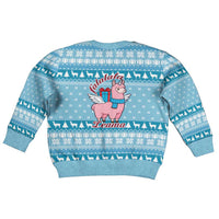 Pink Llama Christmas Kid Ugly Christmas Sweater Xmas Holiday Patterns - Wonder Print Shop