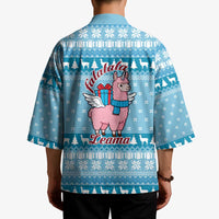 Pink Llama Christmas Kimono Xmas Holiday Patterns - Wonder Print Shop