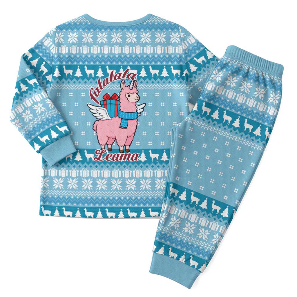 Pink Llama Christmas Pajama Set Xmas Holiday Patterns - Wonder Print Shop