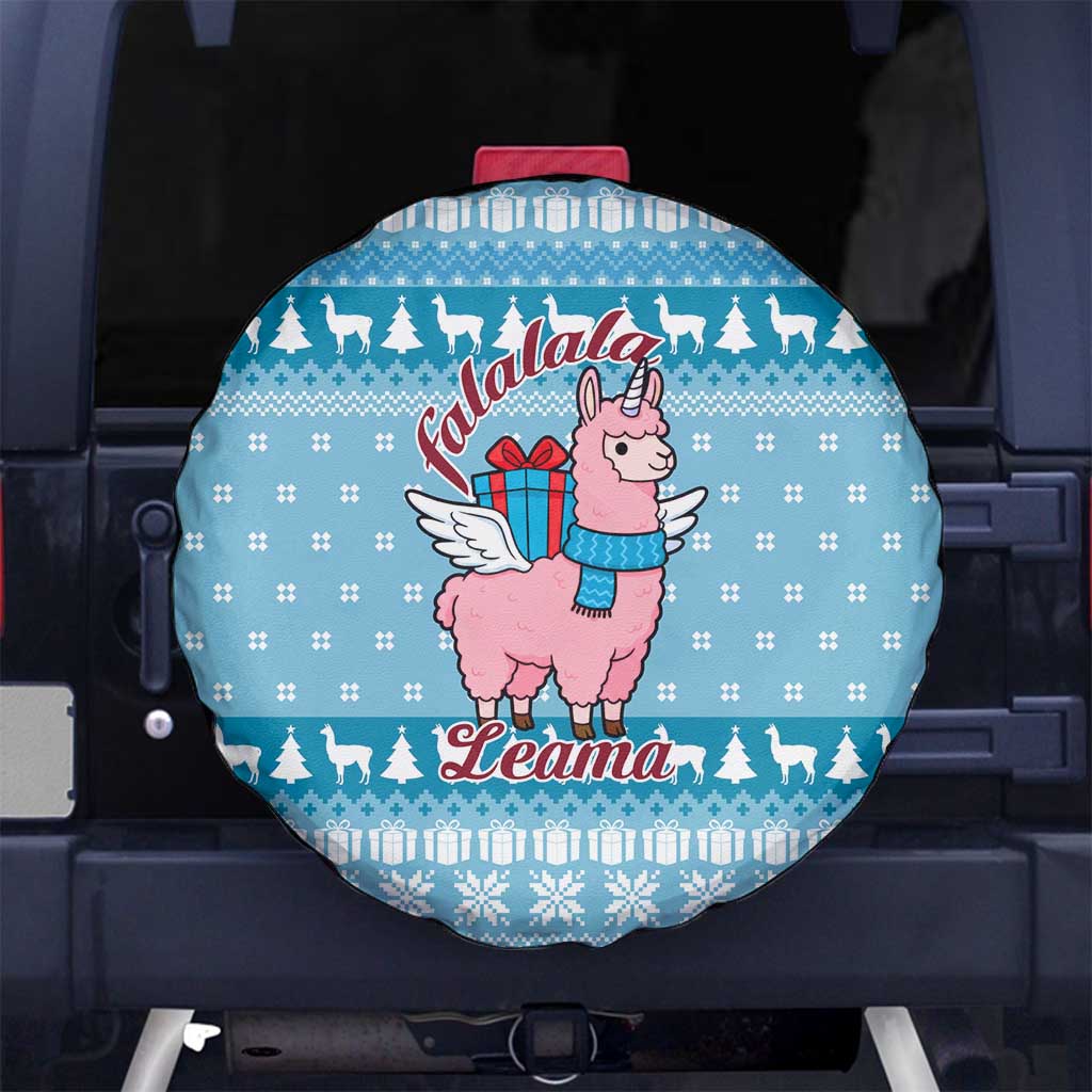 Pink Llama Christmas Spare Tire Cover Xmas Holiday Patterns - Wonder Print Shop