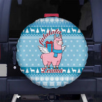 Pink Llama Christmas Spare Tire Cover Xmas Holiday Patterns - Wonder Print Shop