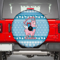 Pink Llama Christmas Spare Tire Cover Xmas Holiday Patterns - Wonder Print Shop
