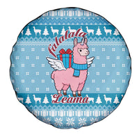 Pink Llama Christmas Spare Tire Cover Xmas Holiday Patterns - Wonder Print Shop