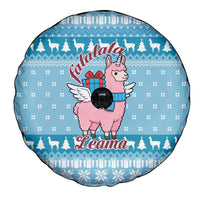 Pink Llama Christmas Spare Tire Cover Xmas Holiday Patterns - Wonder Print Shop