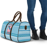 Pink Llama Christmas Travel Bag Xmas Holiday Patterns - Wonder Print Shop