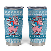 Pink Llama Christmas Tumbler Cup Xmas Holiday Patterns - Wonder Print Shop